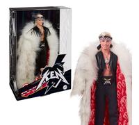 Barbie The Movie - Ken rockero Muñeco con chaleco de flecos y bandana, juguete de colección, regalo +3 años (Mattel HRF31)