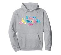 Barbie The Movie - Logotipo de teñido Anudado I Am Kenough Sudadera con Capucha, Unisex para Adultos, Gris Jaspeado, S