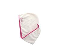 Barbie - Toalla de Microfibra Ultra Absorbente para el Pelo - Secado rápido, Suave - Respeta la Fibra capilar, Protege el Brillo - Cómodo Envoltorio Rosa empolvado - Producto Oficial de Mattel