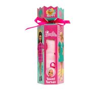 Barbie Toalla de Pelo para niños, Juego de Regalo, Microfibra, Secado rápido