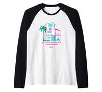 Barbie Todo lo Que Quiero por Navidad es una Dreamhouse Camiseta Manga Raglan