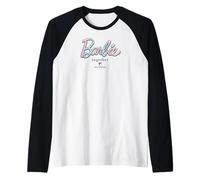 Barbie - Together We Shine - Diseño de teñido Anudado Pastel Camiseta Manga Raglan