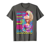 Barbie - Totally Hair Camiseta, Hombre, Asfalto, XXL