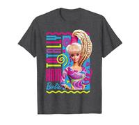 Barbie - Totally Hair Camiseta, Hombre, Jaspeado Oscuro, XL