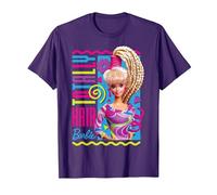 Barbie - Totally Hair Camiseta, Hombre, Morado, XXL