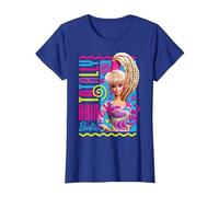 Barbie - Totally Hair Camiseta, Mujer, Azul Real, S