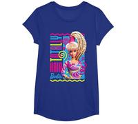 Barbie - Totally Hair Camiseta, Niñas, Azul Real, L