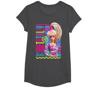 Barbie - Totally Hair Camiseta, Niñas, Jaspeado Oscuro, S