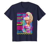 Barbie - Totally Hair Camiseta, Niños, Azul Marino, 10 años