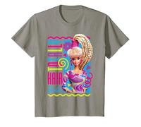 Barbie - Totally Hair Camiseta, Niños, Pizarra, 8 años
