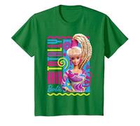 Barbie - Totally Hair Camiseta, Niños, Verde Kelly, 10 años