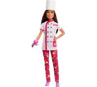 Barbie Tú Puedes Ser Chef pastelera Muñeca Profesiones con Accesorios, Juguete +3 años (Mattel HKT67)