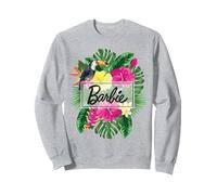 Barbie - Tucán Oficial para Mujer Sudadera, Unisex para Adultos, Gris Jaspeado, XL