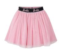 Barbie Tutú Falda con 2 Capas de Malla y Forro de Algodón para Niñas (Rosa, 6-8 Años)