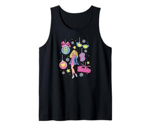 Barbie - Vacaciones - Barbie Ornamento Varios Iconos Y Estrellas Camiseta sin Mangas
