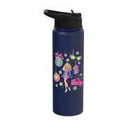 Barbie - Vacaciones - Barbie Ornamento Varios Iconos Y Estrellas Stainless Steel Insulated Water Bottle