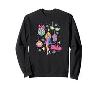 Barbie - Vacaciones - Barbie Ornamento Varios Iconos Y Estrellas Sudadera