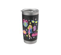 Barbie - Vacaciones - Barbie Ornamento Varios Iconos Y Estrellas Vaso térmico de acero inoxidable de doble pared