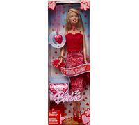 Barbie Valentines Day Doll Red Hearts With Love