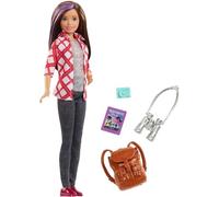 Barbie Vamos de Viaje, muñeca con Accesorios (Mattel FWV17)