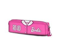Barbie Varsity-Estuche Portatodo Cuadrado Fan 2.2, Rosa, 22 x 9 cm