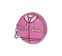 Barbie Varsity-Monedero Cookie, Rosa, 8,7 x 8,7 cm