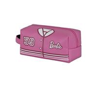 Barbie Varsity-Neceser de Viaje Brick Plus, Rosa, 25 x 12 cm
