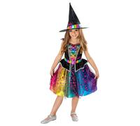 Barbie Vestido de Disfraz Diseño Bruja Niñas (BN5563)