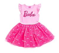 Barbie - Vestido de tul para niña pequeño a niño grande, Rosado, 6