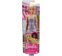 Barbie ,Vestido Mini Lila y Plateado Mattel HJR93