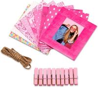 KODAK Barbie x Marcos de Papel Coloridos y Decorativos con Temática de Barbie para Proyectos de Fotos de 2x3” - 20 Marcos Icónicos de Barbie para Decorar tu Álbum de Recortes, Diario y Más