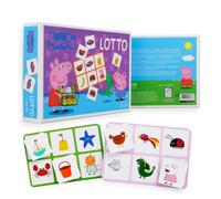 Barbo Toys Peppa Pig Lotto - Juego para niños a Partir de 3 años - Juego de lotería con 42 cartones - Juegos educativos Infantiles - Juguete Oficial de Peppa Pig