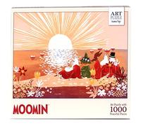 Barbo Toys - Puzle Moomin Art Rojo - Puzzle 1000 Piezas - Rompecabezas para Adultos - con Ilustraciones de la Puesta de Sol en el Valle de Moomin - Mumin y Sus Amigos - 70cm x 50cm