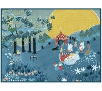 Barbo Toys - Rompecabezas de Moomin Blue Art - Puzzle 1000 Piezas - Puzle para Adultos con Ilustraciones de Moomin Valley - Imágenes Coloridas - Gran Regalo - 70cm x 50cm