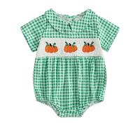 Barboteuse décontractée pour bébé fille, Body à Carreaux Avec Col ludique, un Usage quotidien, vêtements de Printemps Tout-Petits Camiseta Buceo