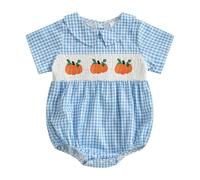 Barboteuse décontractée pour bébé fille, Body à Carreaux Avec Col ludique, un Usage quotidien, vêtements de Printemps Tout-Petits Camiseta Buceo