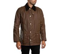 Barbour Ashby Wax Jacket Chaqueta Encerada, Corteza de árbol, Large para Hombre