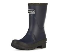 Barbour Banbury Botas de Agua con Logo de Lluvia y Corte Medio de Goma para Mujer - Armada - 38