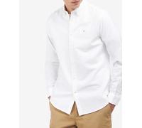 Barbour Barbour - Camisa de hombre 100% algodón con cierre abotonado. Blanco Talla 2XL