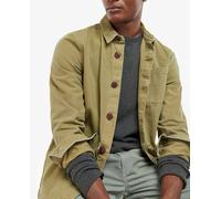 Barbour - Camisas - Regular Washed Overshirt Bleached Olive - Talla L - Caqui Caqui L