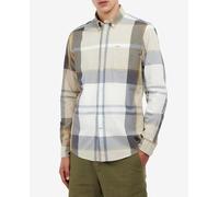Barbour Barbour - Camisa de hombre de manga larga de corte regular fit. Marrón Talla L