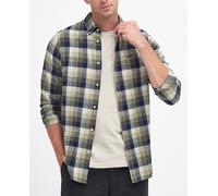Barbour Barbour - Camisa de hombre de manga larga estilo casual. Verde oscuro Talla S