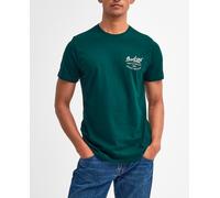 Barbour Barbour - Camiseta de hombre de manga corta con pequeño logo en pecho. Verde Talla L