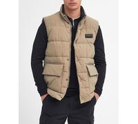Barbour Barbour - Chaleco de hombre con cierre de cremallera y bolsillos delanteros. Beige Talla M