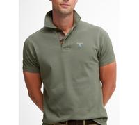 Barbour Barbour - Polo basico de hombre manga corta. Verde Talla S