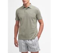 Barbour Barbour - Polo de hombre de algodón con tejido de piqué y bordado Barbour en el pecho. Verde Talla XL