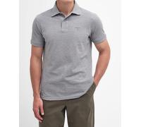 Barbour Barbour - Polo de hombre de manga corta con tejido de piqué. Gris Talla XL