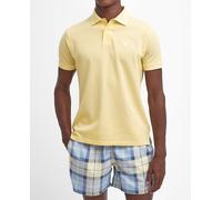 Barbour Barbour - Polo de hombre de manga corta con tejido de piqué. Mostaza Talla XL