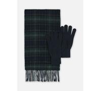 Barbour barbour tartan scarf & glove gift set T.U Verde