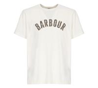 Barbour - Berwick Tartan T-Shirt - Tops - Hombre - Blanco - S -
